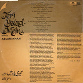 Aslam Khan - Teri Yaad Mein - Ghazals (Vinyl)